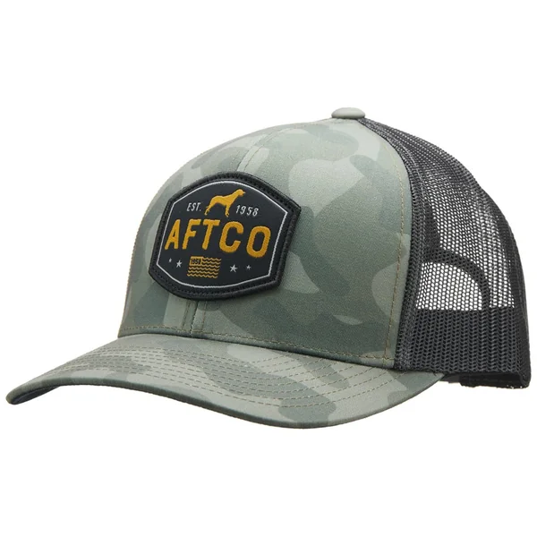 Aftco Best Friend Trucker Hat Green OG Camo