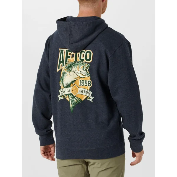 Aftco Framed Pullover Hoodie Navy Heather