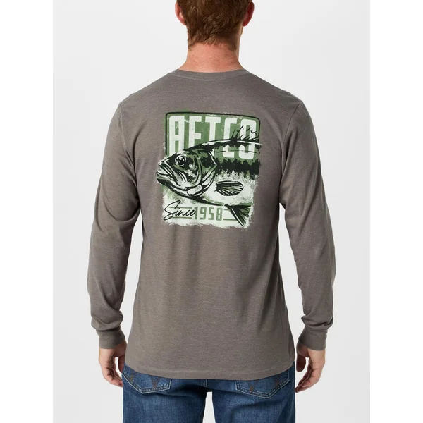 Aftco Gamble Long Sleeve Bungee Cord Heather