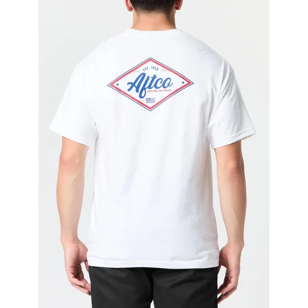Aftco Sherman Short Sleeve Pocket Shirt White