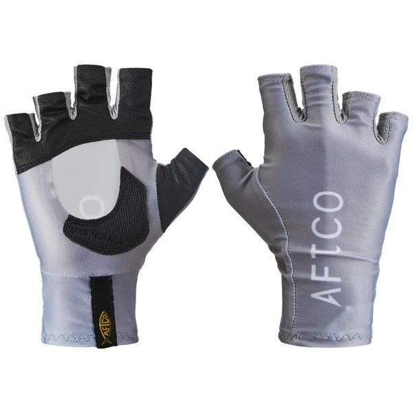 Aftco Solago Sun Gloves Harbor Gray