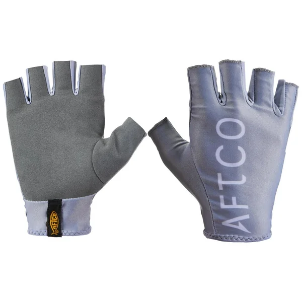 Aftco Solblok Gloves Harbor Gray