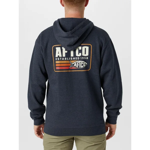 Aftco Strype Pullover Hoodie Hoodie Navy Heather