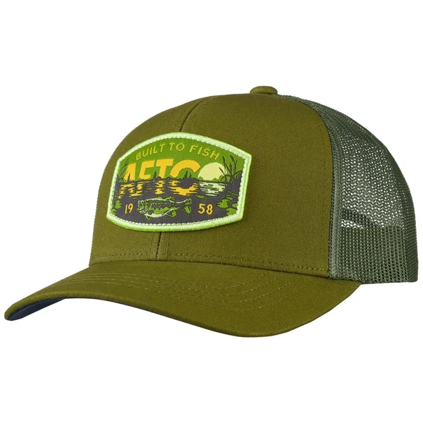 Aftco Sundown Trucker Hat Olive