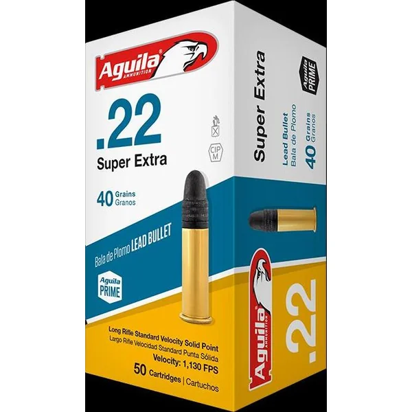 Aguila .22 LR 40 Grain SV Super Extra SP (50 Box)