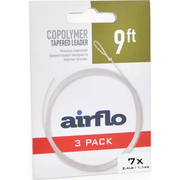 Airflo HT Tactical Tapered Leader 9ft 3 Pack