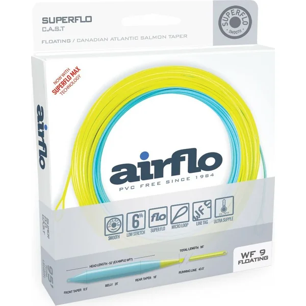 Airflo Superflo Cast Pale Blue/Optic Green