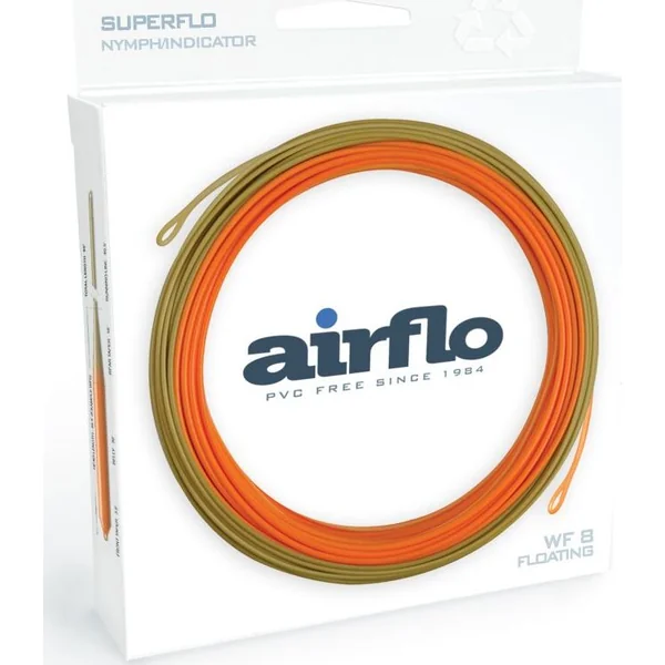 Airflo Superflo Nymph Indicator Floating Pale Orange/Lichen Green