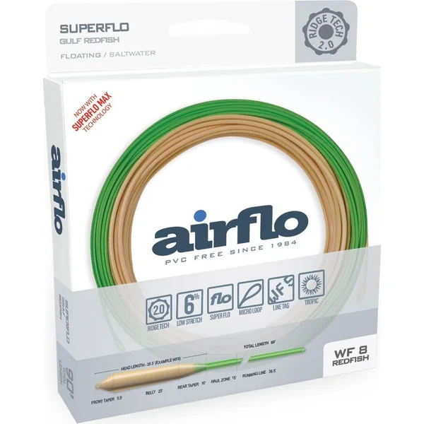 Airflo Superflo Ridge 2.0 Gulf Redfish Floating Tan/Green