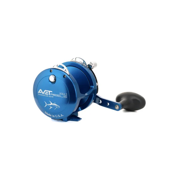 Avet HX 4.2 Single Speed Lever Drag Conventional Reel Blue
