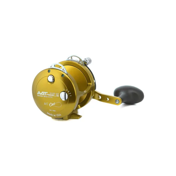 Avet HX 5/2 MC Two-Speed Lever Drag Conventional Reels Gold