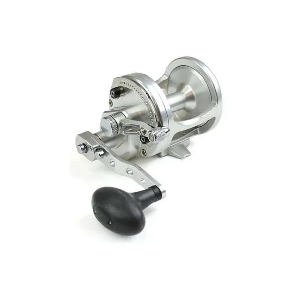 Avet LX 6.3 MC Raptor 2-Speed Lever Drag Conventional Reel Left-Hand Silver
