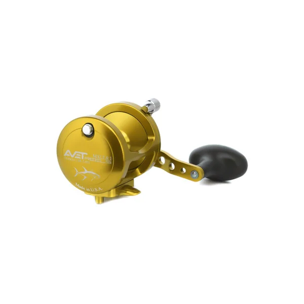 Avet MXJ 5.8 Single Speed Lever Drag Conventional Reel Gold - Left-Hand
