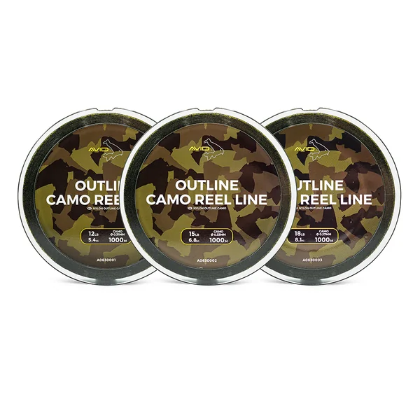 Avid Carp Outline Camo Reel Line