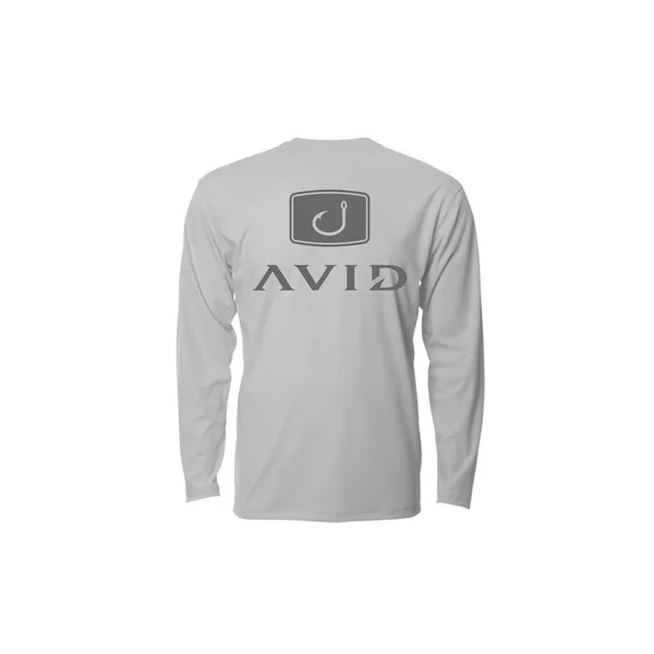 AVID Sportswear Iconic AVIDry Long Sleeve Shirt - Glacier Grey - M