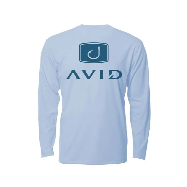 AVID Sportswear Iconic AVIDry Long Sleeve Shirt - Ice Blue -XL