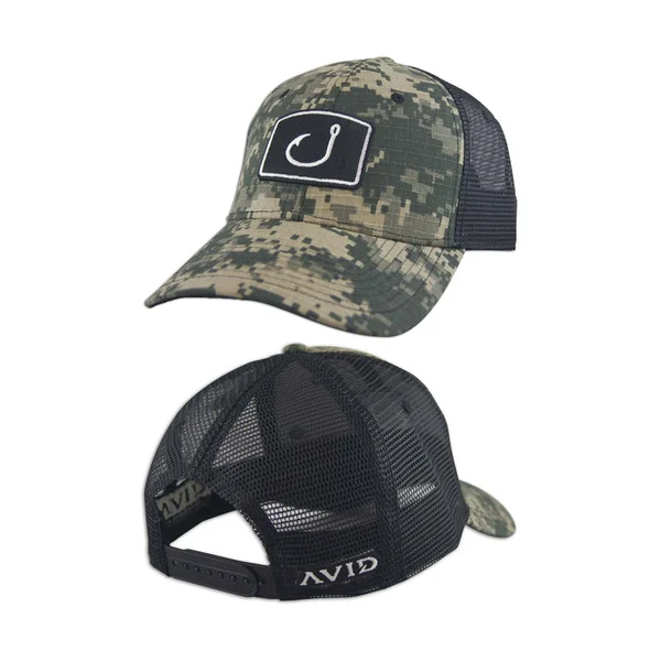 AVID Sportswear Iconic Fishing Trucker Hat Digi Camo