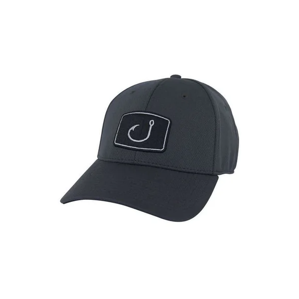 AVID Sportswear Iconic Fitted Fishing Hat - Charcoal - L/XL