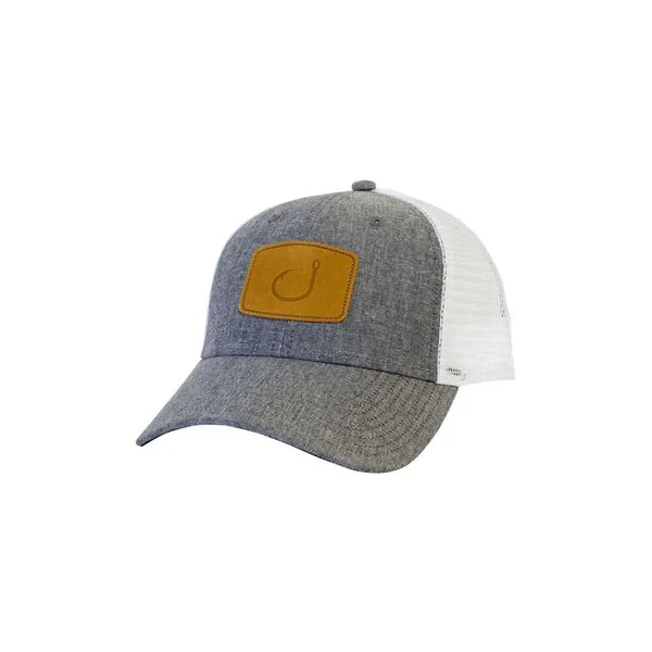 AVID Sportswear Lay Day Trucker Hat - Grey Chambray