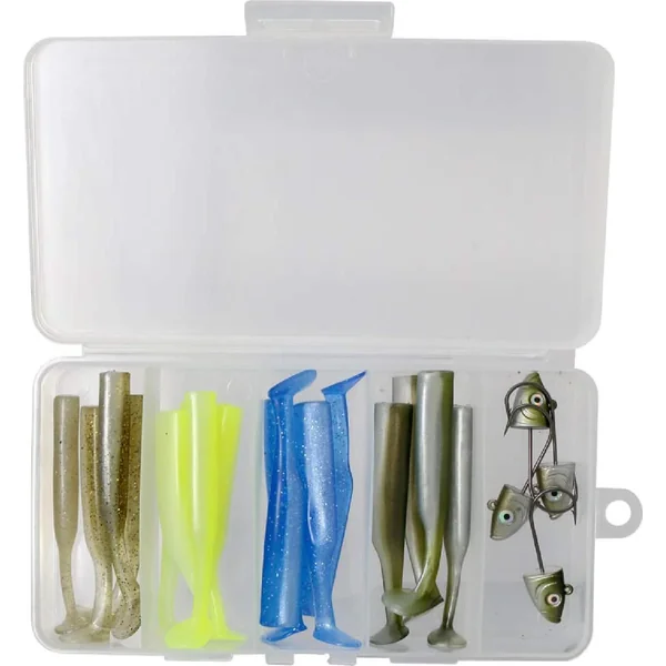 AXIA Mighty Minnow Kit Mixed - 4 heads 16 bodies