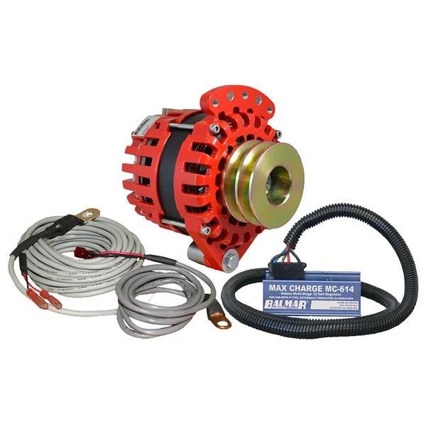 Balmar Alternator 1-2" Single Foot Dual V Pulley Regulator Temp Sensor - 170A Kit - 12V [XT-SF-170-DV-KIT]