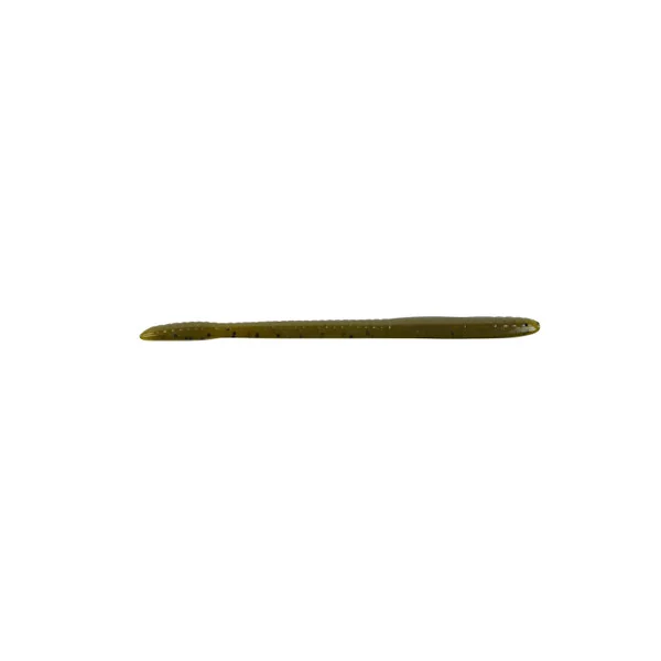 Berkley Powerbait Bottom Hopper Worm - 6.25in - Green Pumpkin