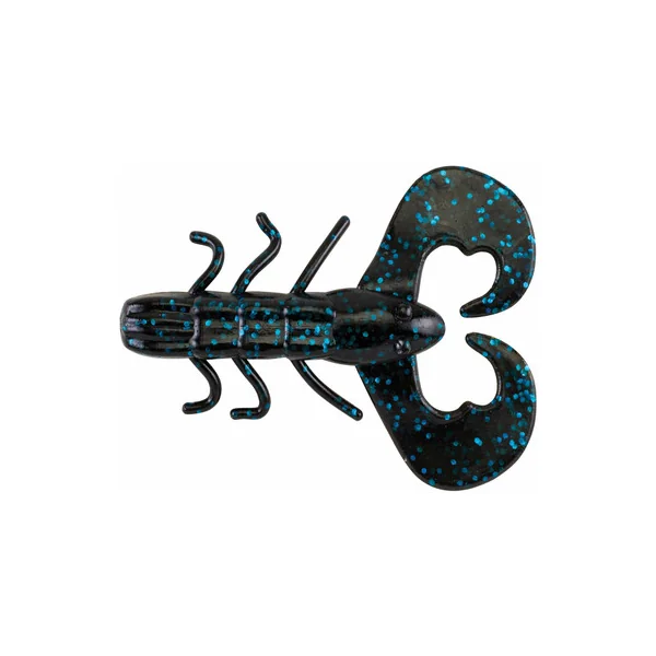 Berkley Powerbait Chigger Bug - Black Blue Fleck