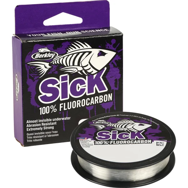 Berkley Sick Fluorocarbon Leader Clear 50m