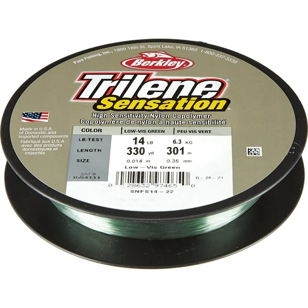 Berkley Trilene Sensation Monofilament Lo-Vis Green