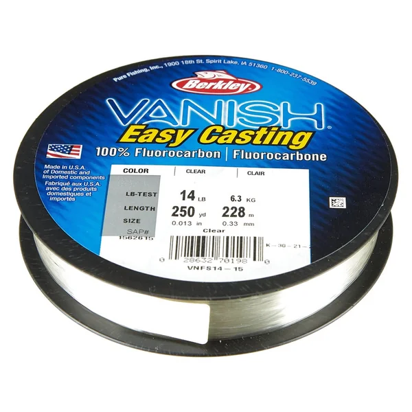 Berkley Vanish Fluorocarbon Line Clear
