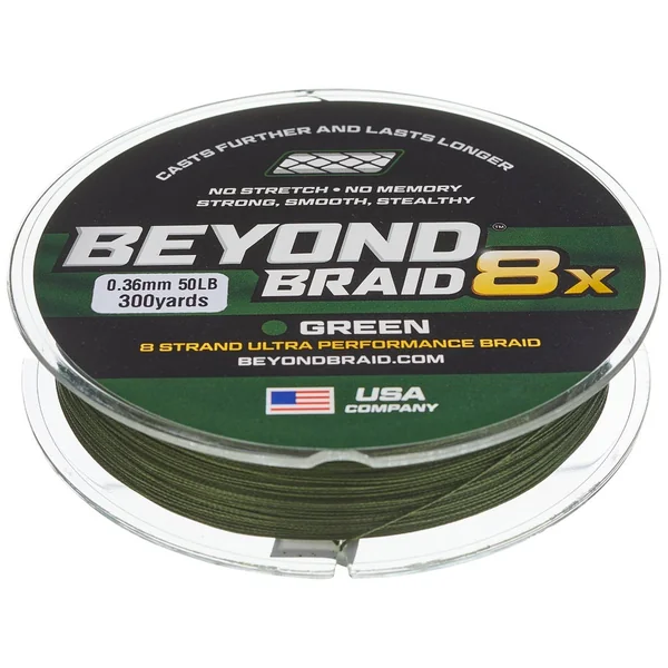 Beyond Braid 8X Braided Line Green