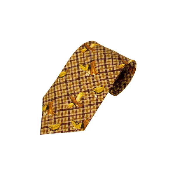Bisley Brown Grouse Silk Tie
