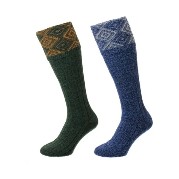 Bisley Duncliffe Diamond Texture Shooting Socks