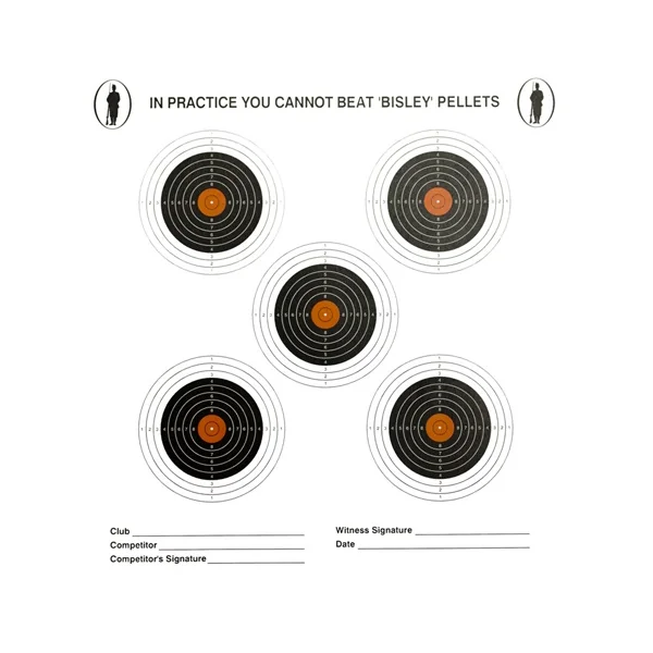 Bisley Five Target on Graded Paper 1000 Pack