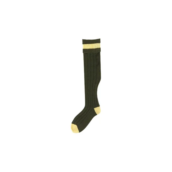 Bisley Stockings Olive/Mustard