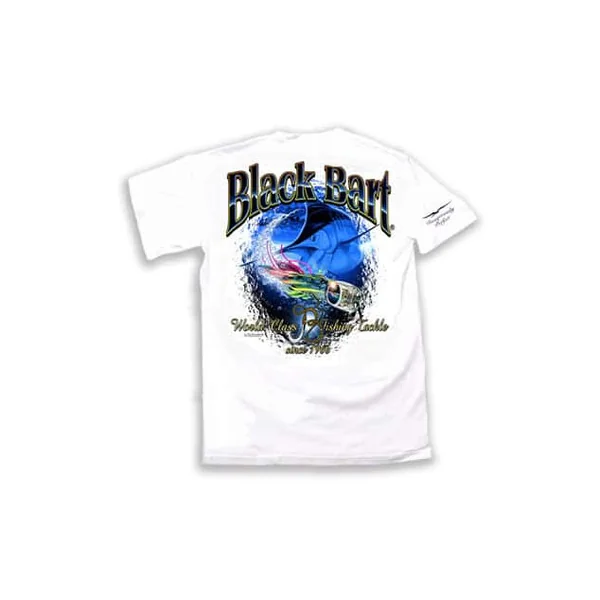 Black Bart Marlin Lure Short Sleeve T-Shirt White XX-Large