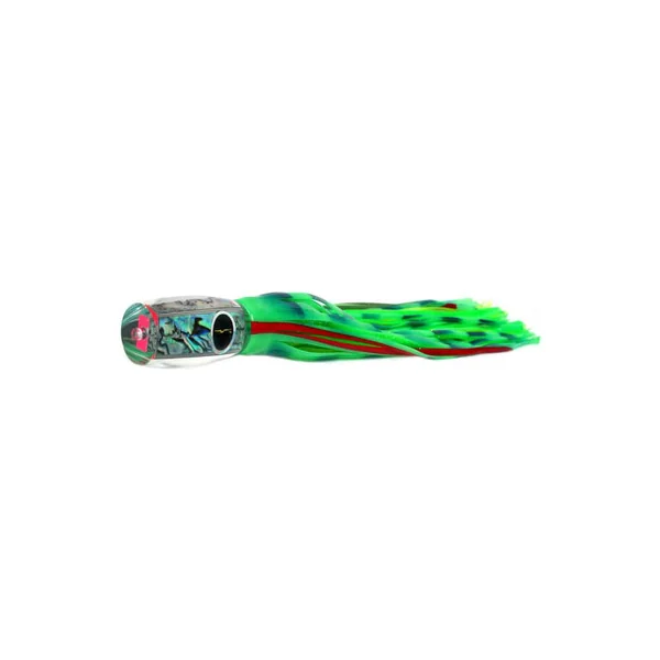 Black Bart Medium/Heavy Tackle Lures 1656 Flat Nose Glow/Green Chartreuse Dot GLO/GCD