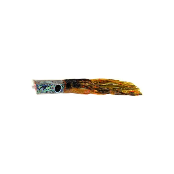 Black Bart Medium/Heavy Tackle Lures Kona Classic Tube Brown Gold Orange/Gold Dot BGO/GDD