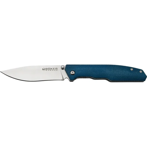 Boker Magnum Deep Blue Canvas Folding Knife 9cm