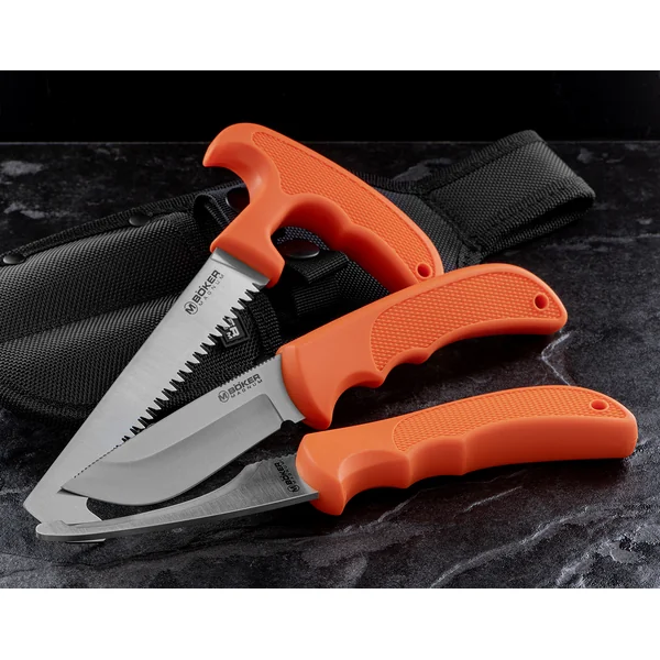Boker Magnum Game Set Orange Knife Kit