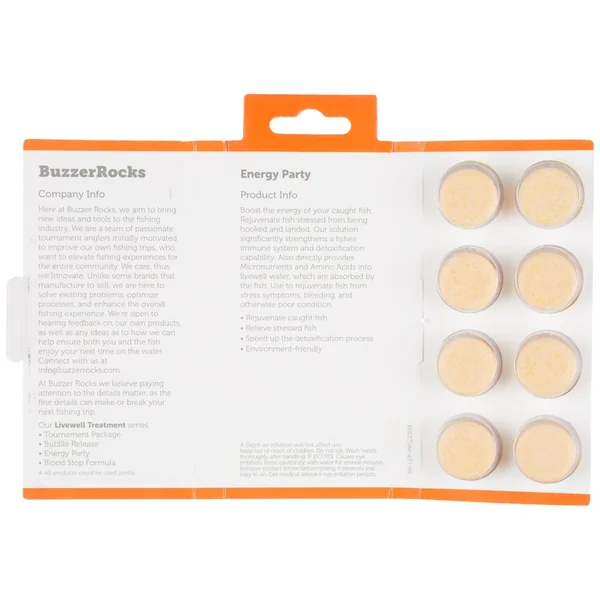 BuzzerRocks Livewell Treatment Energy Party