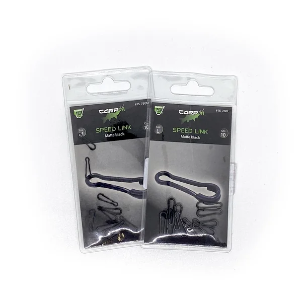 Carp ON 10pk Matte Black Speed Links