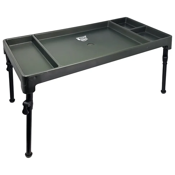 Carp ON Green Plastic 4 Section Bivvy Table