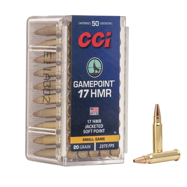 CCI .17 HMR 20 Grain Game Point (50 Box)