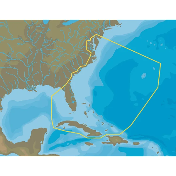 C-MAP 4D NA-063 Chesapeake Bay to Cuba - microSD/SD [M-NA-D063-MS]