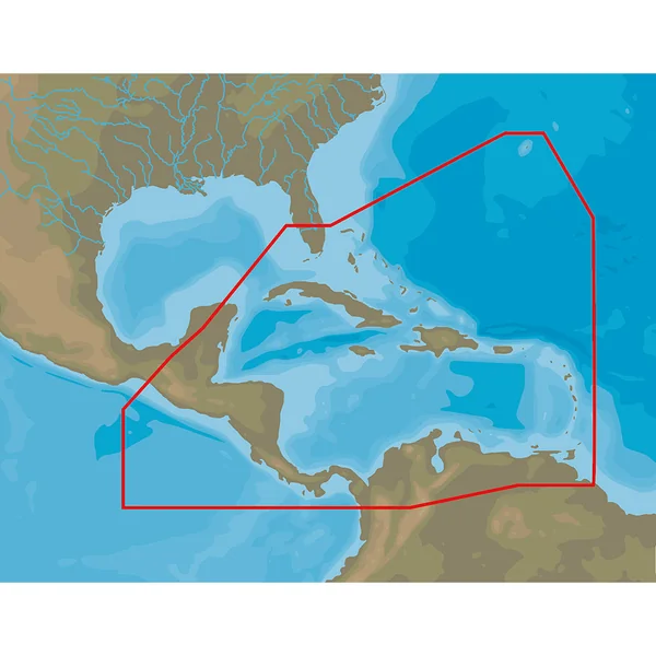 C-MAP 4D NA-D065 Caribbean Central America -microSD/SD [M-NA-D065-MS]