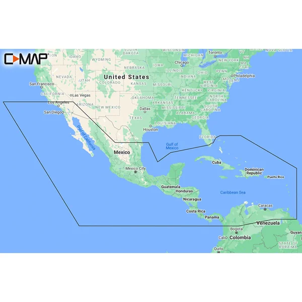 C-MAP M-NA-Y205-MS Central America Caribbean REVEAL Coastal Chart [M-NA-Y205-MS]