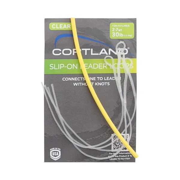 Cortland Precision Heat Shrink Flip on Leader Loops 4pc