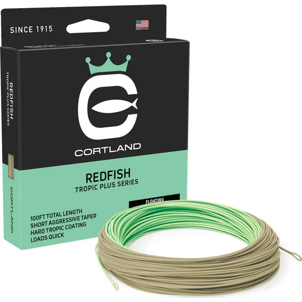 Cortland Tropic Redfish Seafoam/Tan 100ft