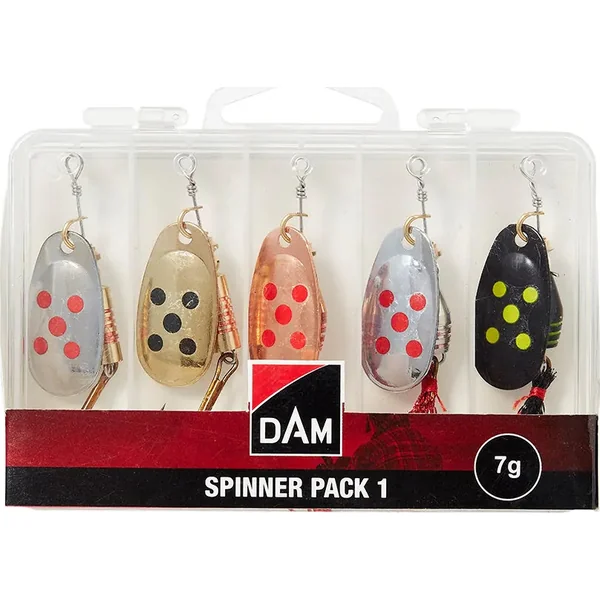 DAM Spinner Boxed Pack 7g 5pc